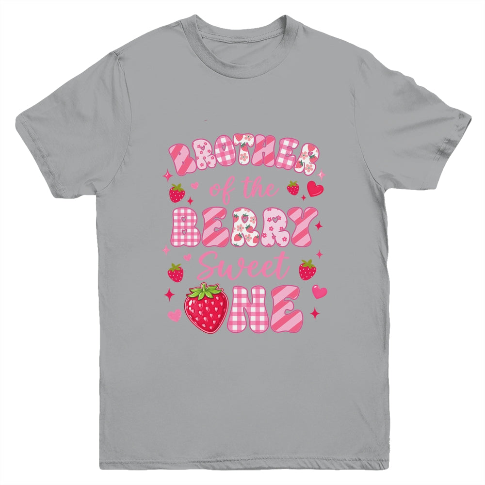 Brother Of The Berry Sweet One Strawberry First Birthday Youth Shirt | teecentury