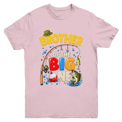 Brother Of The Big One Fishing Birthday Boy Family Party Youth Shirt | teecentury