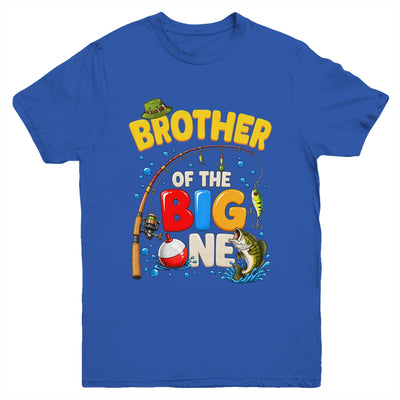 Brother Of The Big One Fishing Birthday Boy Family Party Youth Shirt | teecentury