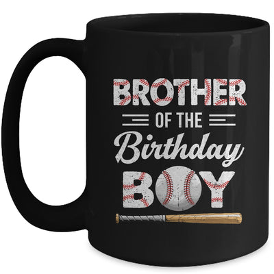 Brother Of The Birthday Boy Baseball Matching Family Party Mug | teecentury