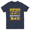 Brother Of The Birthday Boy Construction Matching Family Youth Shirt | teecentury