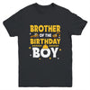 Brother Of The Birthday Boy Construction Worker Party Youth Shirt | teecentury