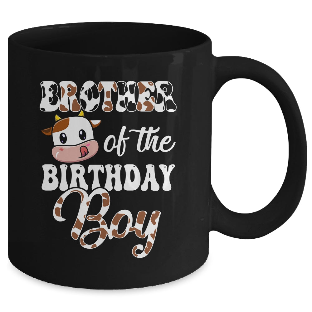 Brother Of The Birthday Boy Cow Farm 1st Birthday Boy Mug | teecentury