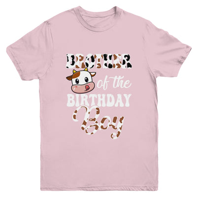 Brother Of The Birthday Boy Cow Farm 1st Birthday Boy Youth Shirt | teecentury