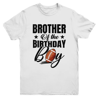 Brother Of The Birthday Boy Football 1st Birthday Party Youth Shirt | teecentury
