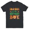 Brother Of The Birthday Boy Lion Family Party Decorations Youth Shirt | teecentury
