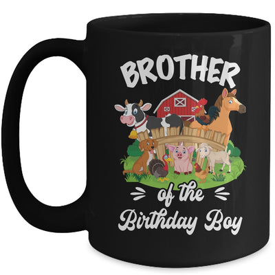 Brother Of The Birthday Boy Party Cow Farm 1st Birthday Party Mug | teecentury