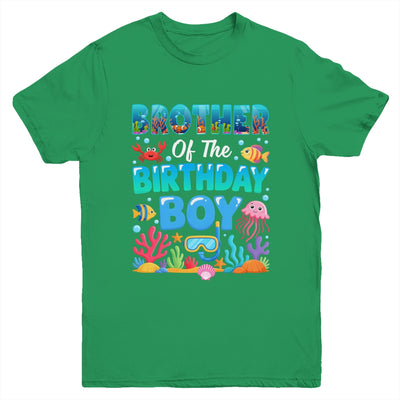 Brother Of The Birthday Boy Sea Animals Ocean Aquarium Youth Shirt | teecentury