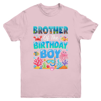 Brother Of The Birthday Boy Sea Animals Ocean Aquarium Youth Shirt | teecentury