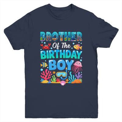 Brother Of The Birthday Boy Sea Animals Ocean Aquarium Youth Shirt | teecentury