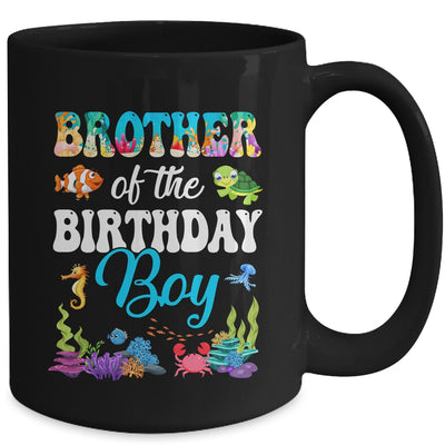 Brother Of The Birthday Boy Sea Fish Ocean Aquarium Party Mug | teecentury