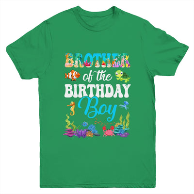 Brother Of The Birthday Boy Sea Fish Ocean Aquarium Party Youth Shirt | teecentury