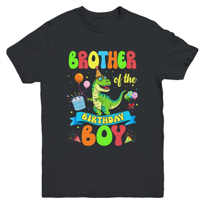 Brother Of The Birthday Boy TRex Dinosaur Birthday Family Youth Shirt | teecentury