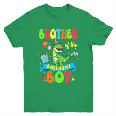 Brother Of The Birthday Boy TRex Dinosaur Birthday Family Youth Shirt | teecentury