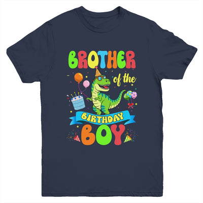 Brother Of The Birthday Boy TRex Dinosaur Birthday Family Youth Shirt | teecentury