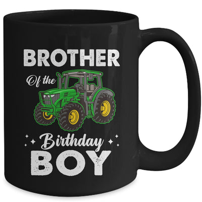 Brother Of The Birthday Boy Tractors Farm Party Farmer Mug | teecentury