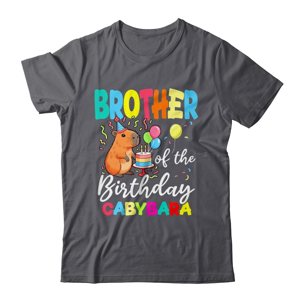 Brother Of The Birthday Capybara Girl Bday Party Family Shirt & Hoodie | teecentury