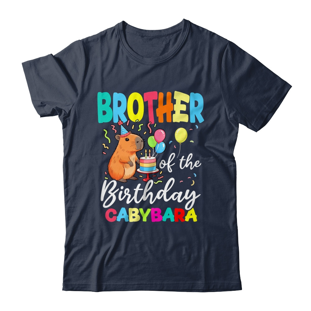 Brother Of The Birthday Capybara Girl Bday Party Family Shirt & Hoodie | teecentury
