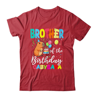 Brother Of The Birthday Capybara Girl Bday Party Family Shirt & Hoodie | teecentury
