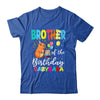 Brother Of The Birthday Capybara Girl Bday Party Family Shirt & Hoodie | teecentury