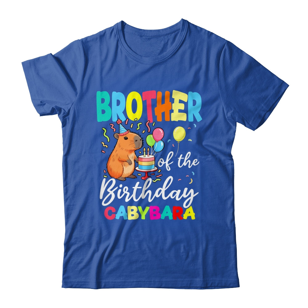 Brother Of The Birthday Capybara Girl Bday Party Family Shirt & Hoodie | teecentury