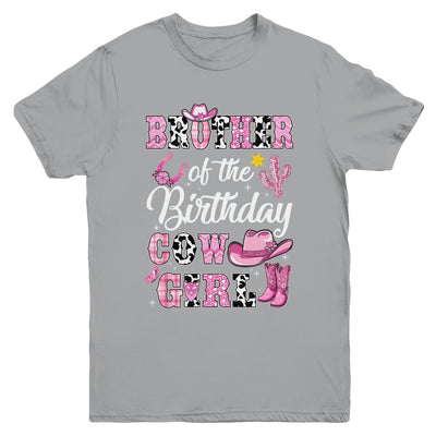 Brother Of The Birthday Cow Girl Western Cowgirl 1st Birthday Youth Shirt | teecentury