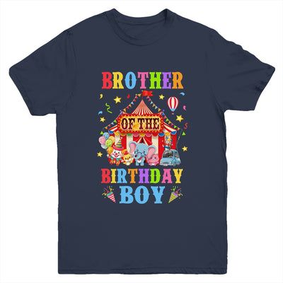 Brother Of The Birthday For Boy Circus Carnival Theme Party Youth Shirt | teecentury