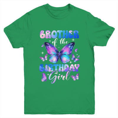 Brother Of The Birthday Girl Butterfly Family Matching Youth Shirt | teecentury