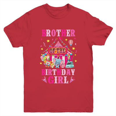 Brother Of The Birthday Girl Circus Carnival Family Party Youth Shirt | teecentury
