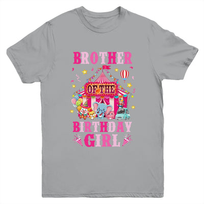 Brother Of The Birthday Girl Circus Carnival Family Party Youth Shirt | teecentury