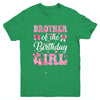 Brother Of The Birthday Girl Family Pink Coquette Bow Youth Shirt | teecentury