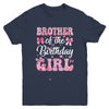 Brother Of The Birthday Girl Family Pink Coquette Bow Youth Shirt | teecentury