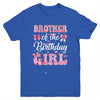 Brother Of The Birthday Girl Family Pink Coquette Bow Youth Shirt | teecentury