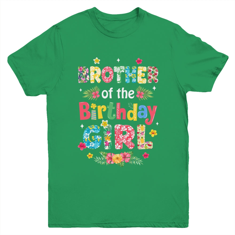 Brother Of The Birthday Girl Hawaii Family Party Decor Youth Shirt | teecentury