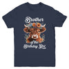 Brother Of The Birthday Girl Highland Cow Farm Family Youth Shirt | teecentury