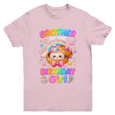 Brother Of The Birthday Girl Kawaii Dumpling Squishy Family Youth Shirt | teecentury