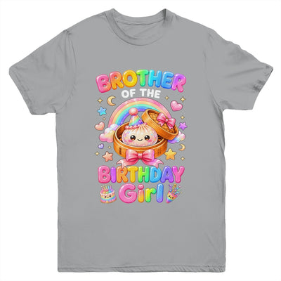 Brother Of The Birthday Girl Kawaii Dumpling Squishy Family Youth Shirt | teecentury
