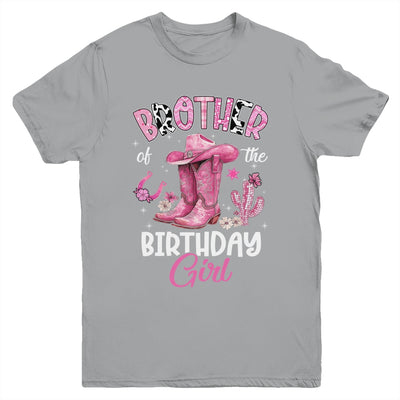 Brother Of The Birthday Girl Pink Cowgirl Western Cow Girl Youth Shirt | teecentury