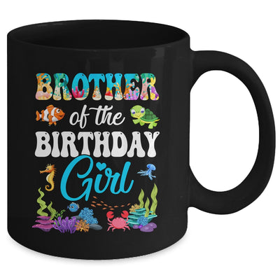 Brother Of The Birthday Girl Sea Fish Ocean Aquarium Party Mug | teecentury