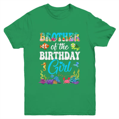 Brother Of The Birthday Girl Sea Fish Ocean Aquarium Party Youth Shirt | teecentury