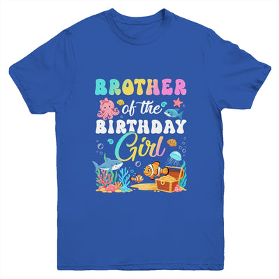 Brother Of The Birthday Girl Sea Fish Ocean Aquarium Youth Shirt | teecentury