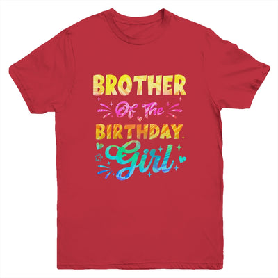 Brother Of The Birthday Girl Tie Dye 1st Birthday Family Youth Shirt | teecentury