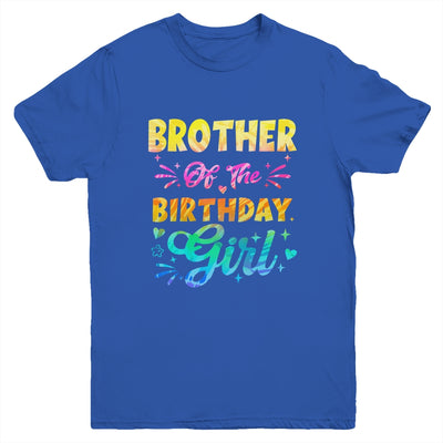Brother Of The Birthday Girl Tie Dye 1st Birthday Family Youth Shirt | teecentury