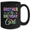 Brother Of The Birthday Girl Tie Dye 1st Birthday Girl Mug | teecentury