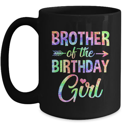 Brother Of The Birthday Girl Tie Dye 1st Birthday Girl Mug | teecentury