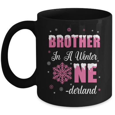 Brother Of The Birthday Girl Winter Onederland 1st Birthday Mug | teecentury