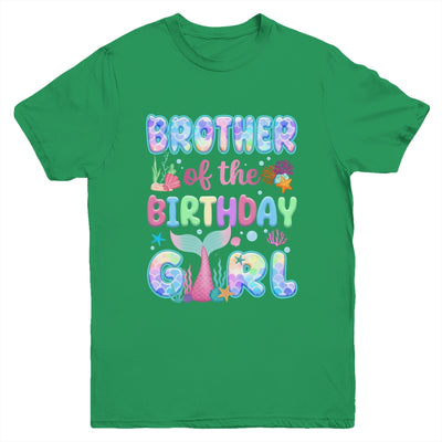 Brother Of The Birthday Mermaid Girl Family Matching Party Youth Shirt | teecentury