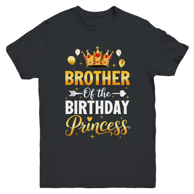 Brother Of The Birthday Princess Birthday Girl Family Kid Youth Shirt | teecentury