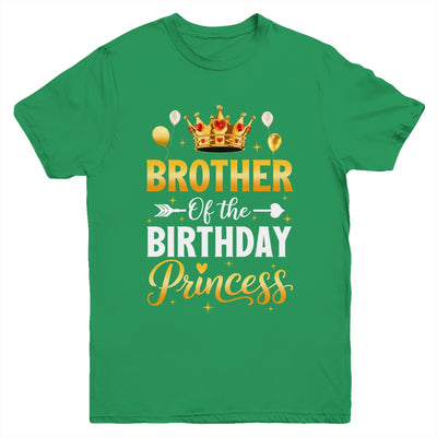 Brother Of The Birthday Princess Birthday Girl Family Kid Youth Shirt | teecentury