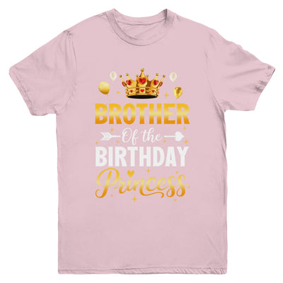 Brother Of The Birthday Princess Birthday Girl Family Kid Youth Shirt | teecentury